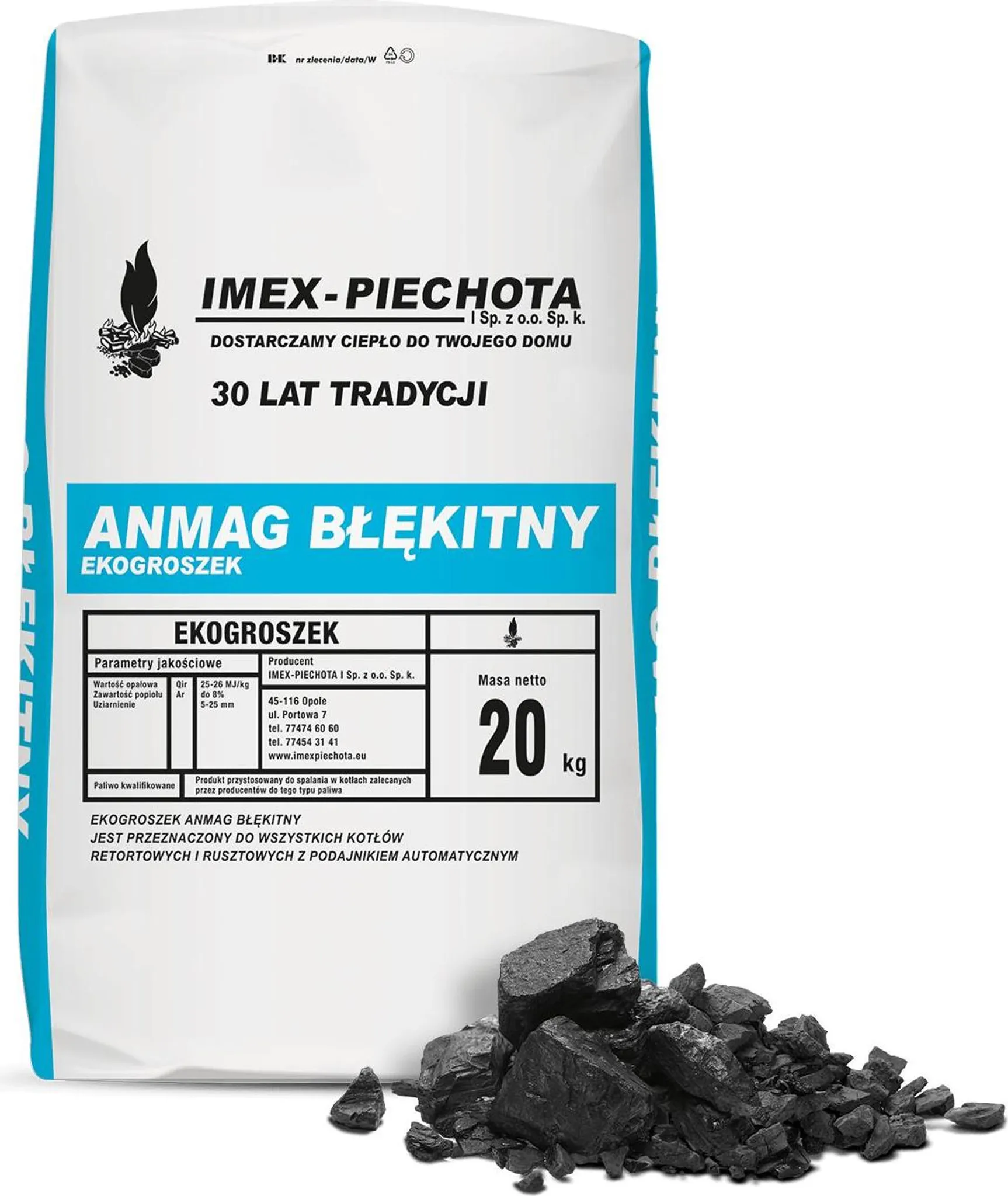 ANMAG 5 Steinkohle – 25 mm, 20 kg x 50 Säcke, 1000 kg Palette – Bild 6