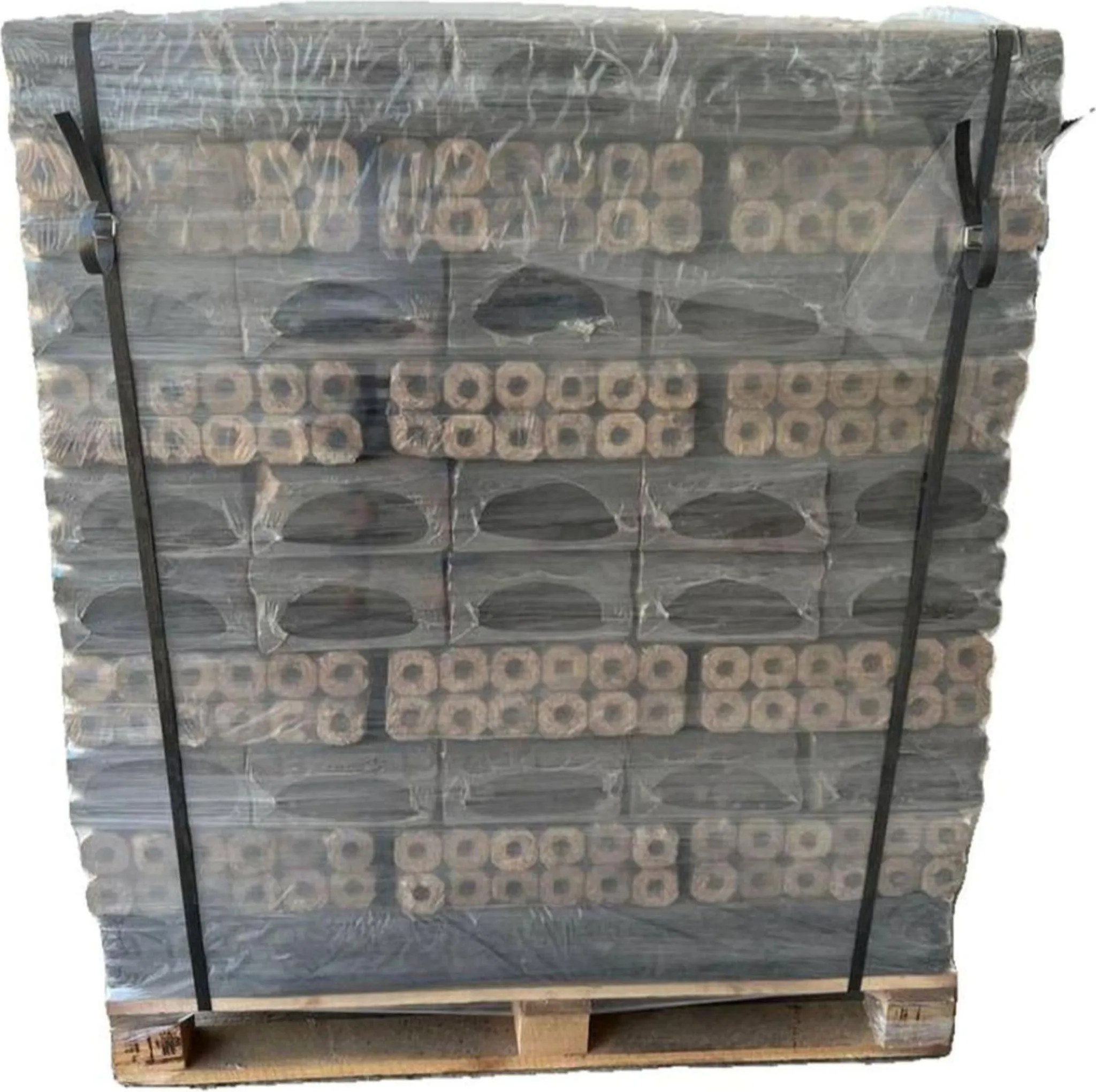 PiniKay 100 % Eichenholzbriketts – perforiert, achteckig, 960 kg Palette, 96 Packungen à 10 kg – Hoher Heizwert – Bild 8