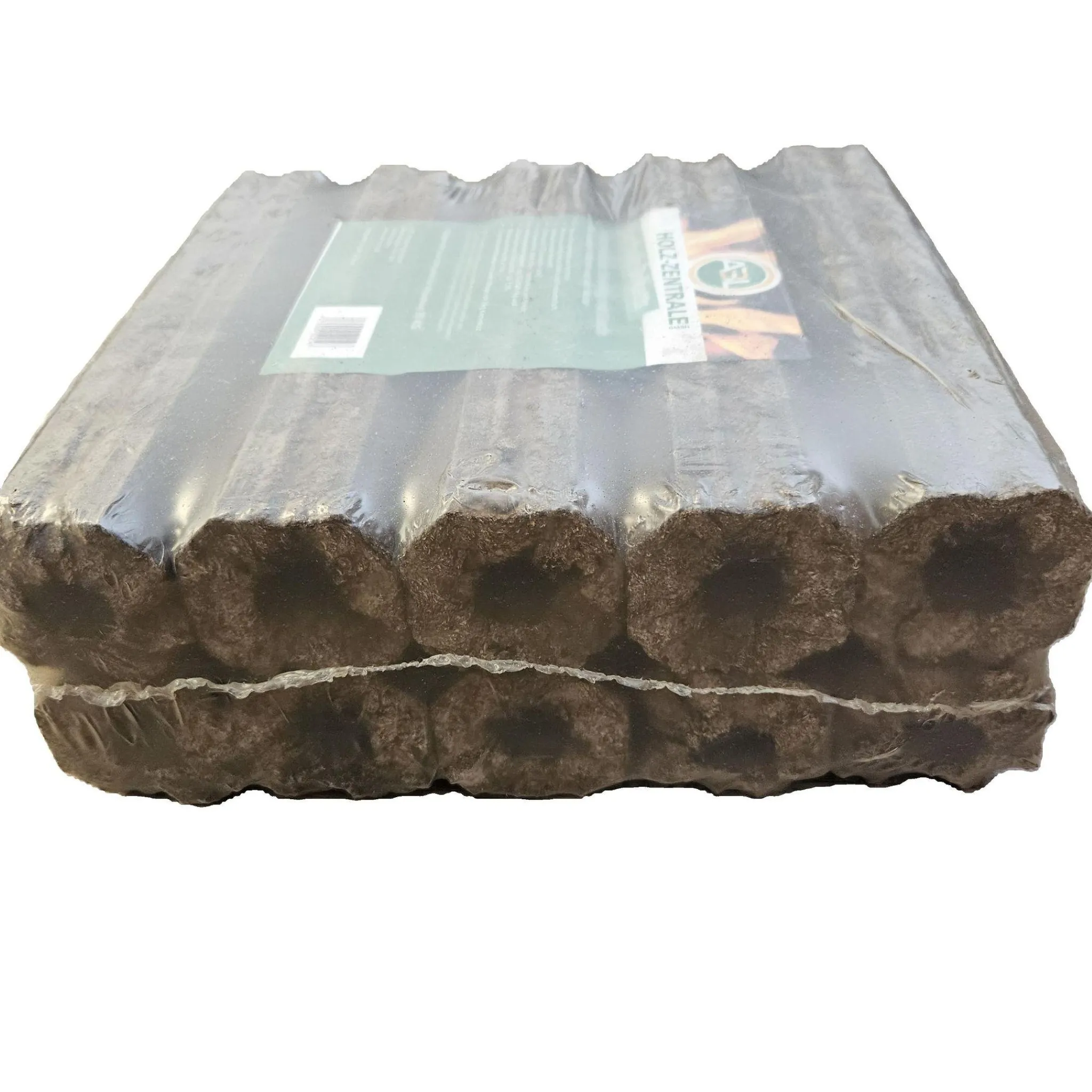 PiniKay 100 % Eichenholzbriketts – perforiert, achteckig, 960 kg Palette, 96 Packungen à 10 kg – Hoher Heizwert – Bild 4