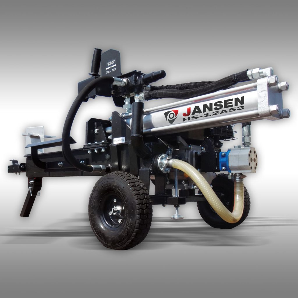 Holzspalter Jansen HS-12L53, 12 t, 50cm, liegend, Benzinmotor 6,5 PS – Bild 4