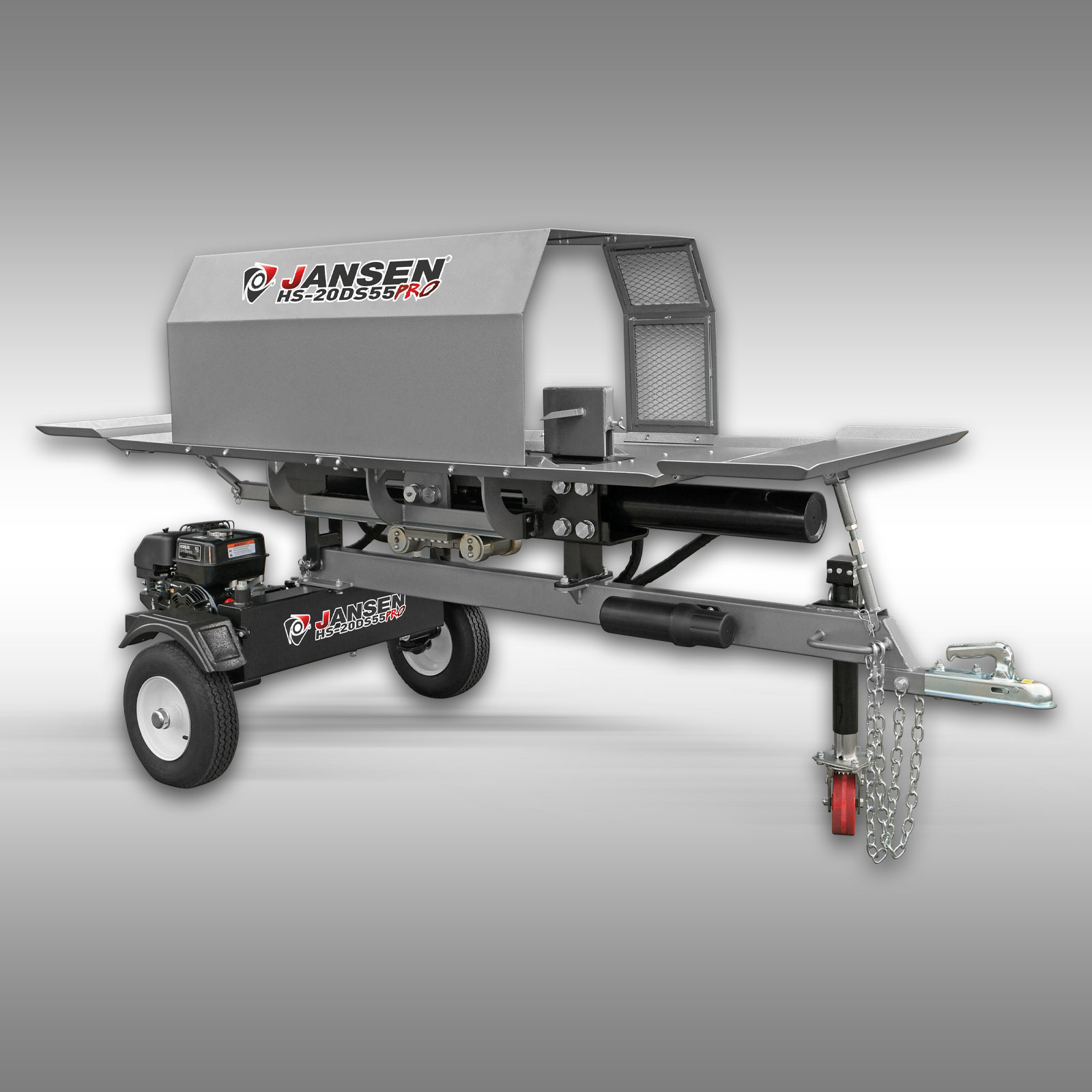 Holzspalter Jansen HS-20DS55pro, 20t, 55cm, Benzinmotor, Doppelspalter – Bild 7
