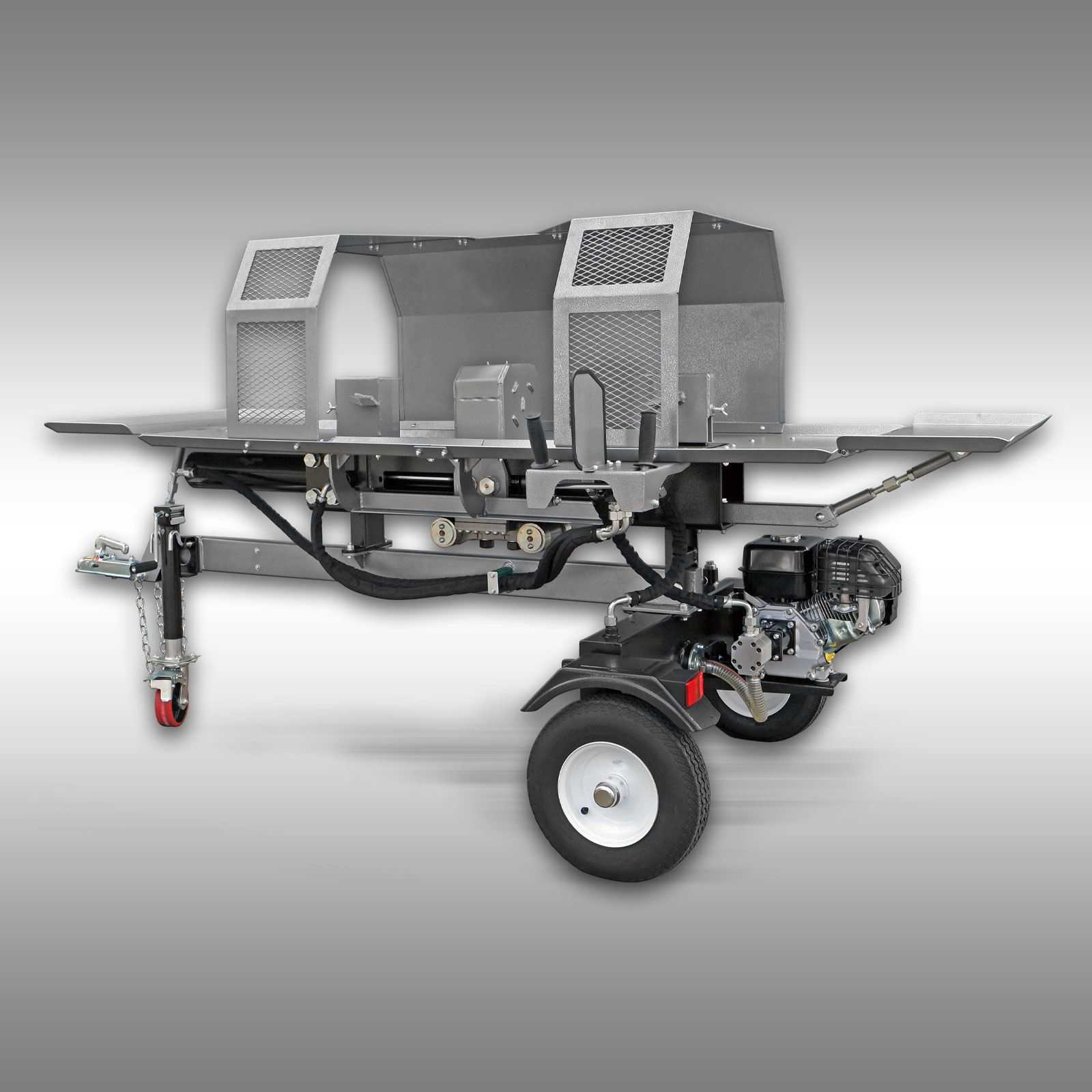 Holzspalter Jansen HS-20DS55pro, 20t, 55cm, Benzinmotor, Doppelspalter – Bild 5