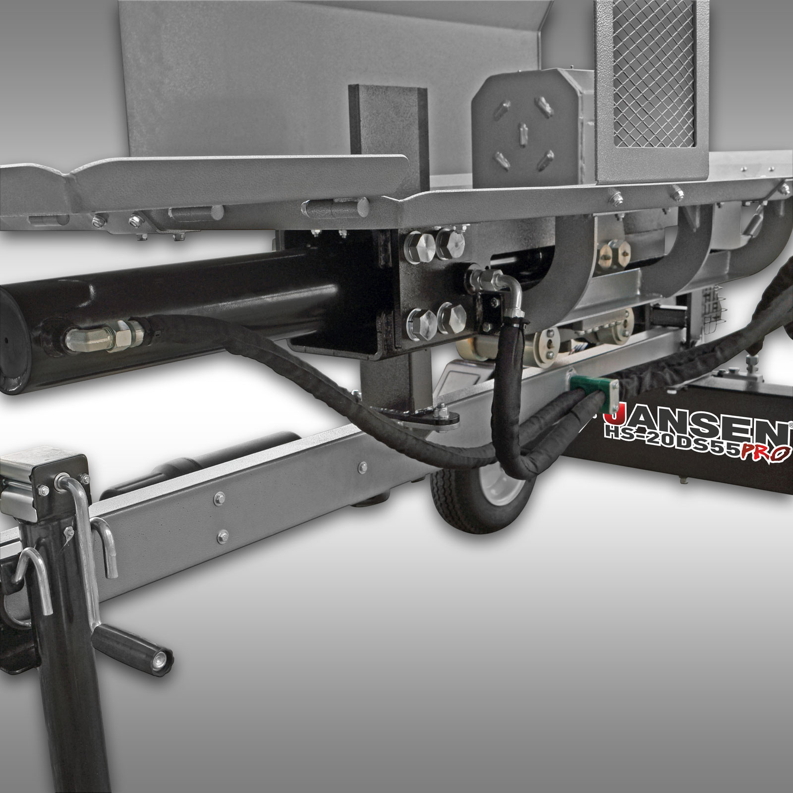 Holzspalter Jansen HS-20DS55pro, 20t, 55cm, Benzinmotor, Doppelspalter – Bild 3