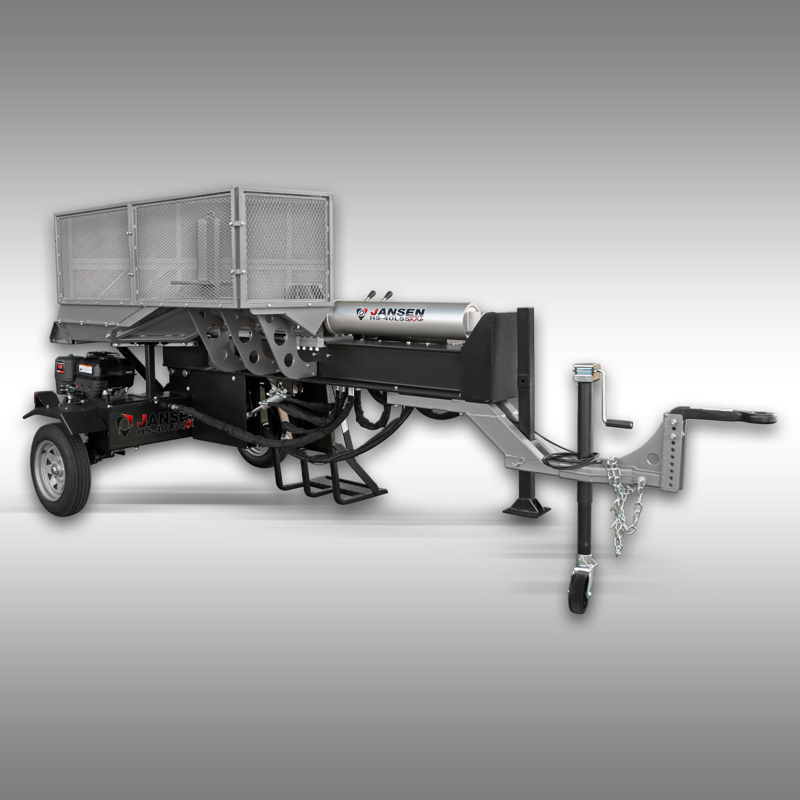 Holzspalter Jansen HS-40L55-XXL, Benzin, 40t, 55cm, hydr. Spaltkreuz – Bild 5